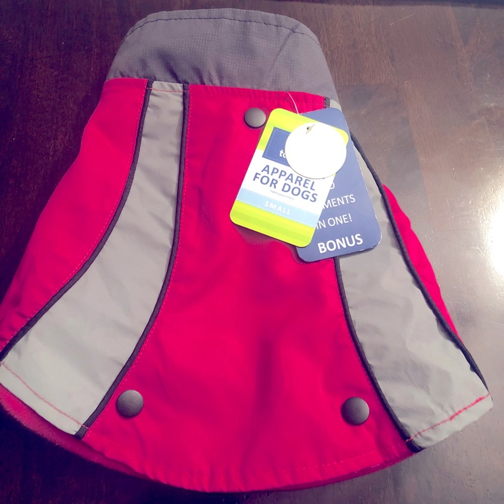 COPY - Pink 3-in-1 Refective Dog Jacket